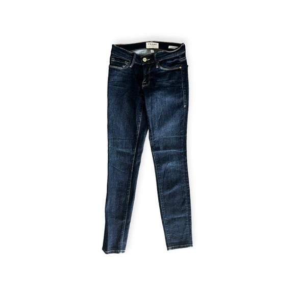 FRAME DENIM le Skinny de Jeanne Jeans denim Size 24 dark wash - Picture 1 of 8